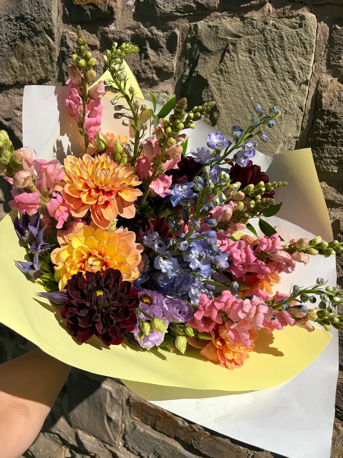 Bunter Blumenstrauß zum Geburtstag