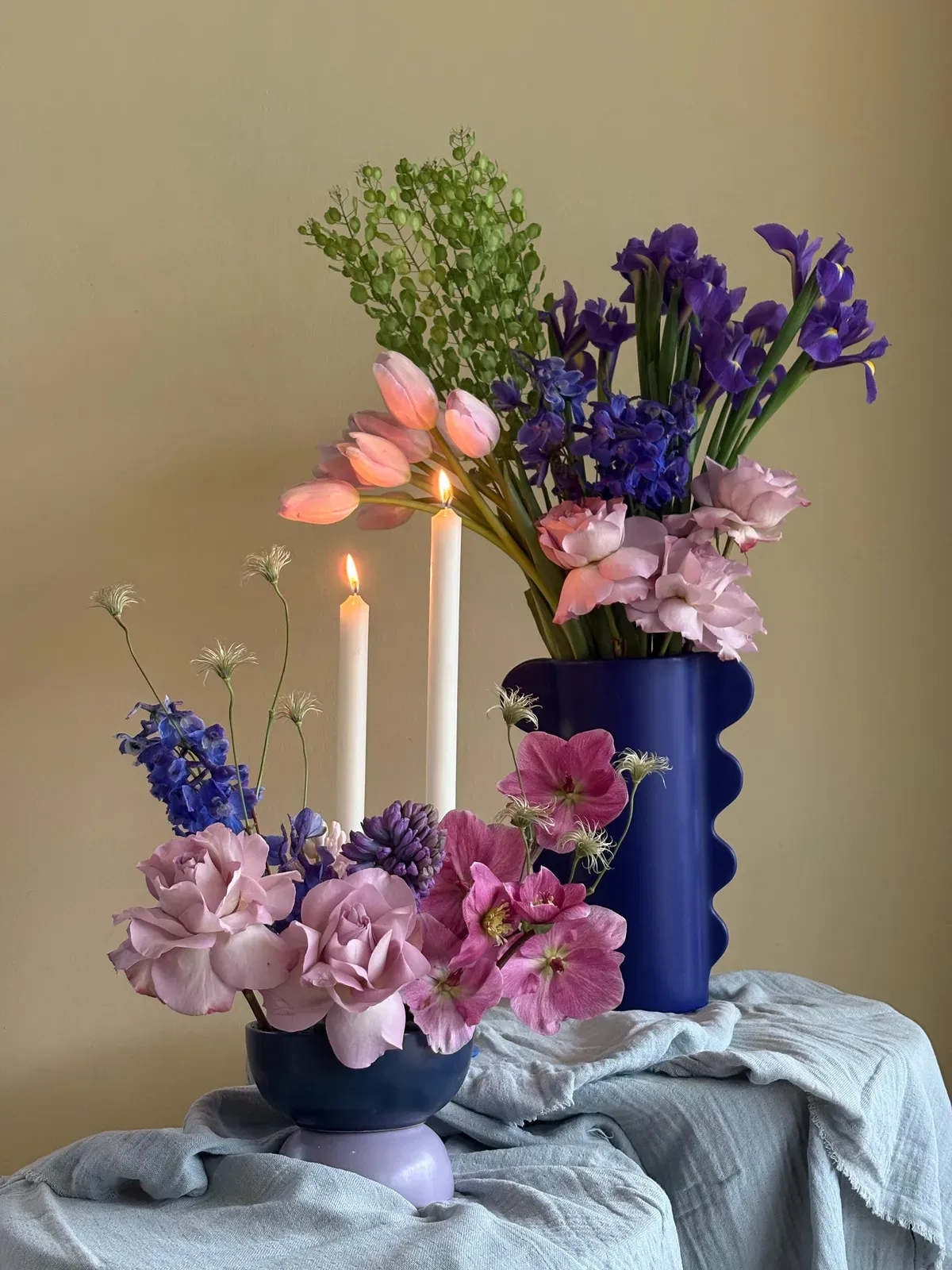 Florale Inszenierung für eine Feier